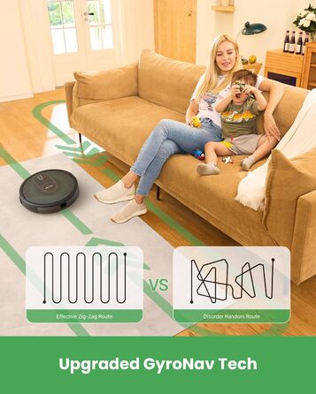 Робот-пилосос Vactidy Nimble T8 2-в-1 з функцією миття, 3000Pa, 120 хвилин роботи, сумісний з Alexa, App, Siri, для видалення шерсті тварин, чорний