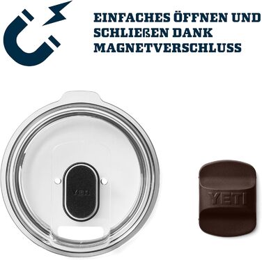 Термос YETI Rambler з кришкою MagSlider, нержавіюча сталь, 591 мл