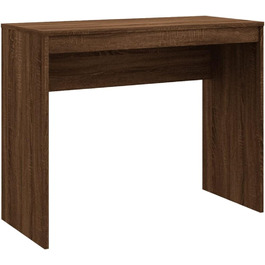 Письмовий стіл Комп'ютерний стіл Офісні меблі Офісний ПК Стіл Робочий стіл Офісний стіл Стіл для ноутбука Консольний стіл 90x40x72 см Інженерна деревина (коричневий дуб)