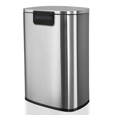 Відро для сміття Floordirekt Dustin 30 л з автоматичним закриттям та знімним внутрішнім відром для кухні