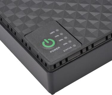 Портативний Mini UPS - Джерело живлення для роутера/модема/камери з батареєю, безперебійне живлення (EU-штекер 85-265V)