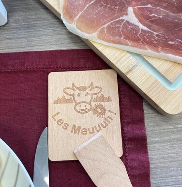 Ракета для фондю та грилю Raclette від Little Balance, прямокутна, 8 персон, 1400 Вт, дизайн 'Перець'