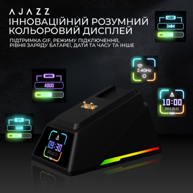 Бездротова миша Ajazz AJ159 APEX Black (AJM159-A-B)