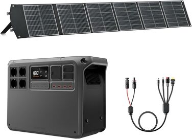 Портативна сонячна електростанція DJI Powerstation 1000W, 512Wh LiFePO4, 4-в-1, 23db, для кемпінгу та автономного життя