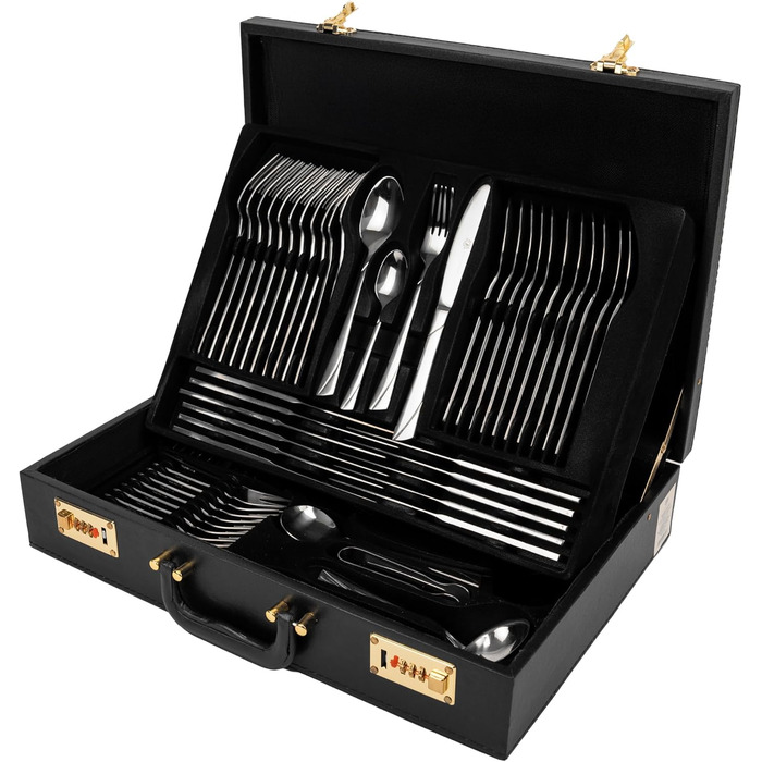 Набір столових приборів Karl Hausmann на 12 осіб (72 шт.) - нержавіюча сталь, придатний для миття в посудомийній машині