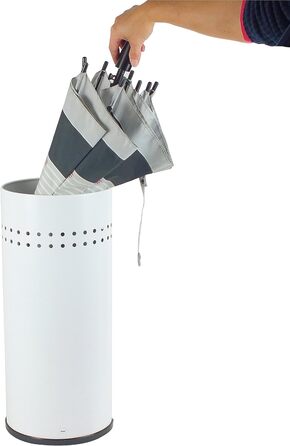 Підставка для парасольок Kela 421364, висота 50 см, матова нержавіюча сталь, графіто, (білий)