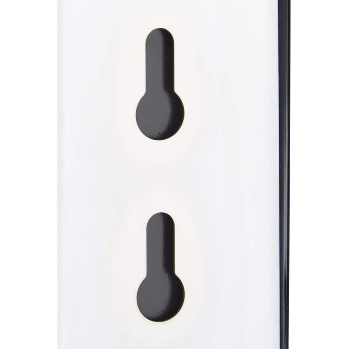 Тримач для щітки для унітазу настінний, тримач для щітки для унітазу з туалетною щіткою, для настінного кріплення, ВхШхГ 38,5x8x8 см, сріблястий/чорний (8,5 x 8,5 x 44,5 см)