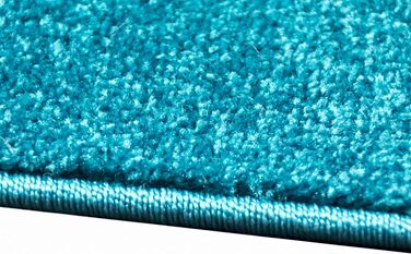 Синій килимок для дитячої кімнати з милими лісовими звірятами - ідеальний варіант для природної атмосфери, 200х290 см 200 х 290 см Синій помаранчевий
