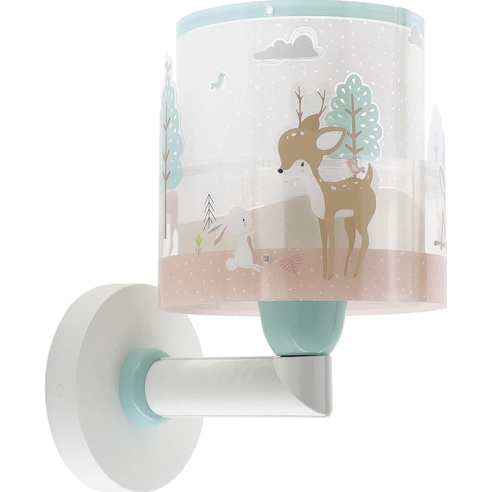 Дитячий настінний світильник Dalber Хмари Loving Deer Pink, 61279, E27