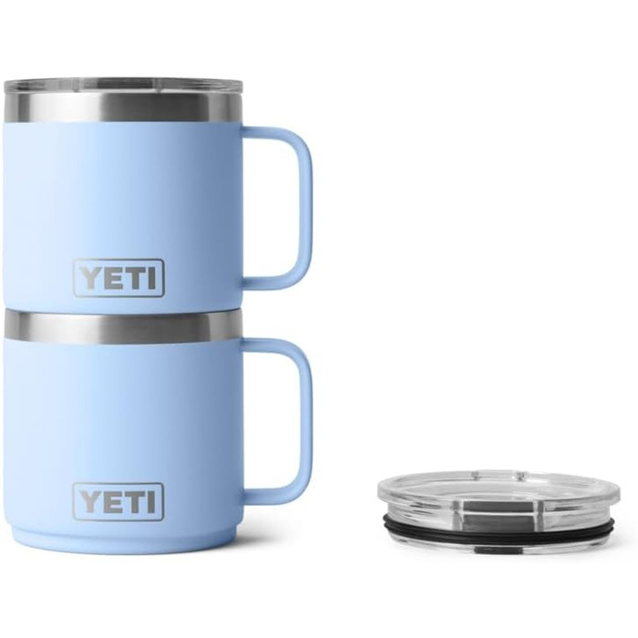 Термос YETI Rambler 14 oz (414 мл) з кришкою MagSlider, Big Sky Blue