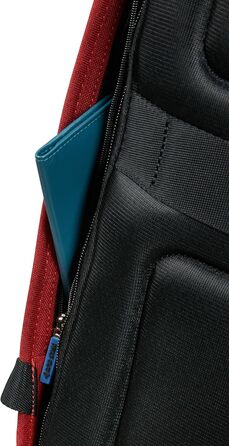 Рюкзак для ноутбука Samsonite Securipak 15,6 - 44 см, 17 л, Сірий/Червоний