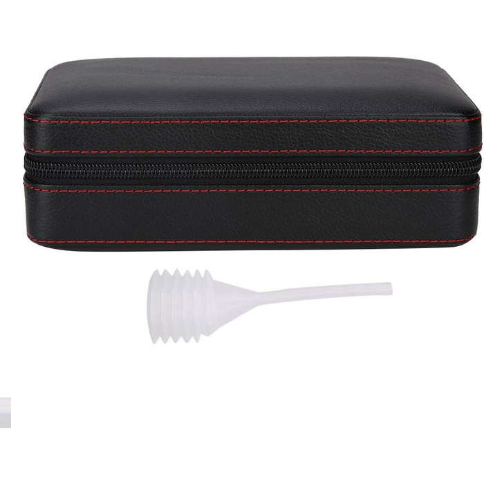 Ручний виготовлений цигарковий вологомір, портативний шкіряний кедр, набір для цигарок для подорожей, кедрове цигаркове футляру для 4 цигарок, аксесуари для цигарок