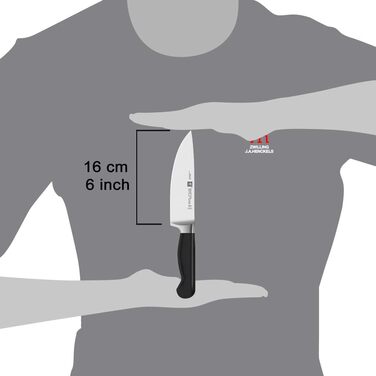 Ніж кухарський ZWILLING, нержавіюча сталь, пластикова ручка