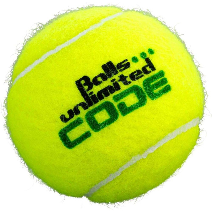 Кулі. необмежений зелений тенісний м'яч Code, тренувальні м'ячі без тиску - сумка з 60 шт.