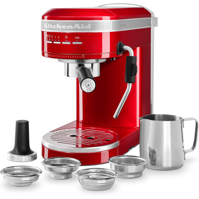 Еспресо-машина KitchenAid Artisan, червона, 5KES6503ECA