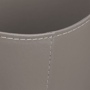 Кошик для дров Relaxdays сірого кольору з штучної шкіри