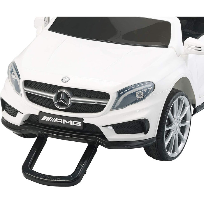 Електромобіль для дітей Mercedes-Benz GLA 45, білий, до 7 км/год, з пультом ДК, MP3