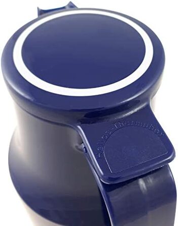 Термос Helios Thermoboy 0,6 л з кришкою-кляпом, синій, для миття в посудомийній машині