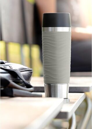 Термокружка EMSA Wave Design N2011900 (0,5 л, 6 год тепло/12 год холод, не протікає)