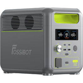 Портативна електростанція FOSSiBOT F1200: 1024Wh LiFePO4, 1200W (2400W) для кемпінгу, дому та балкону