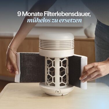 Повітряний фільтр Blueair Mini Restful для дому, спальні, дитячої кімнати: тихий, смарт, HEPASilent, проти пилу, алергенів, тварин, диму, плісняви