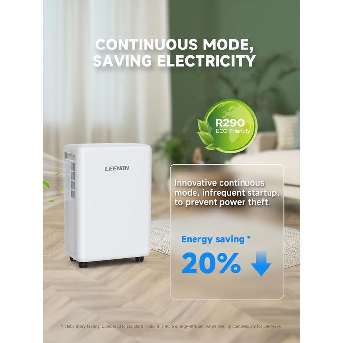 Електричний осушувач повітря 12L/день з таймером, фільтром та захистом від дітей. Тиха робота, смарт-режим, економія енергії, проти цвілі та вологи.