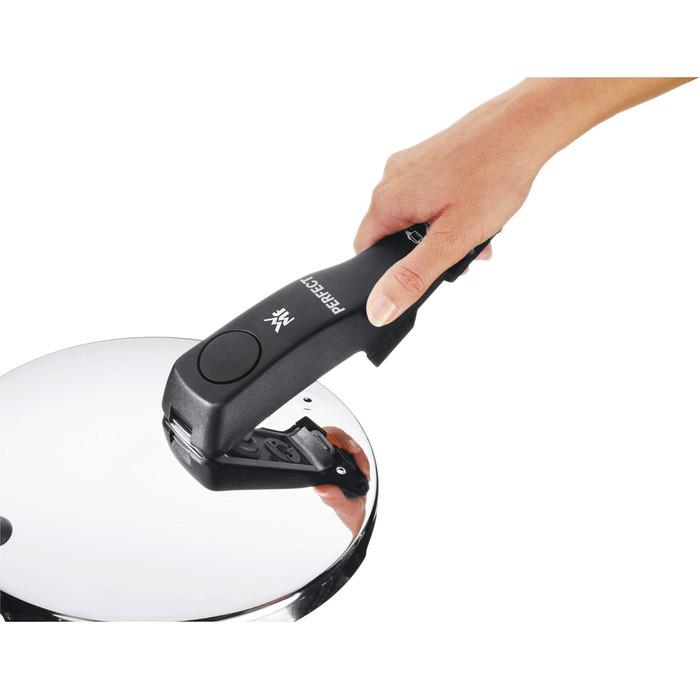 Набір швидковарки WMF Perfect Induktion 2 шт (4.5л + 3л) Cromargan нержавіюча сталь, 2 рівні потужності