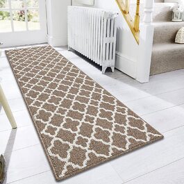 Нековзна килимова доріжка SHACOS 60х180 см коричнева