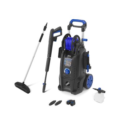 AR Blue Clean високонапірний мийник e-4 TWINFLOW D з Dualtech System та Power Brush (2500 Вт, 150 бар, 810 л/год) + мийка для поверхні 150 бар