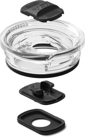 Термос YETI Rambler з кришкою Stronghold, чорний, 20 oz (591 ml)