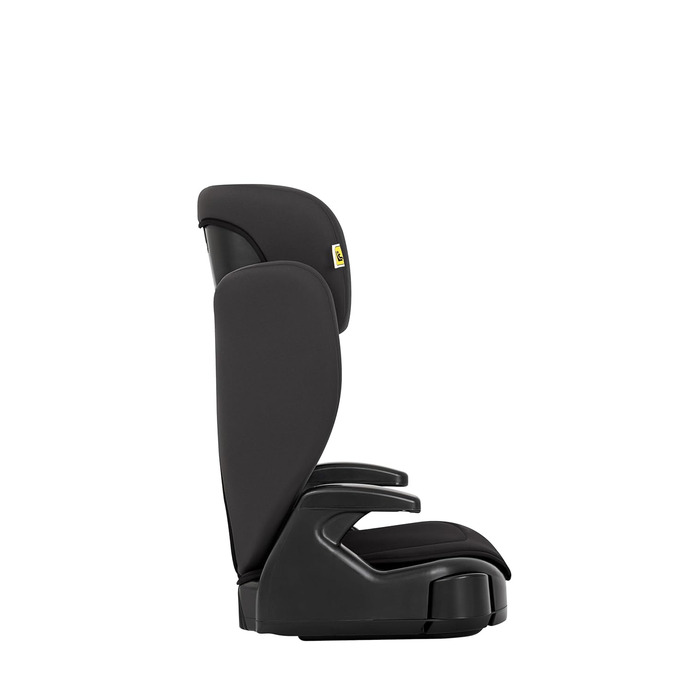 Дитяче крісло Graco Junior Maxi i-Size R129, приблизно від 3,5 до 12 років (100150 см), бустер, регульовані по висоті підлокітники та підголівник, легке, з підсклянником, чорне, Midnight Junior Maxi i-Size