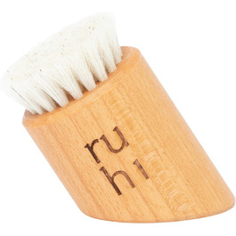 Щітка для обличчя RUHI - 100 натуральна щетина, деревина бука, сертифікована FSC