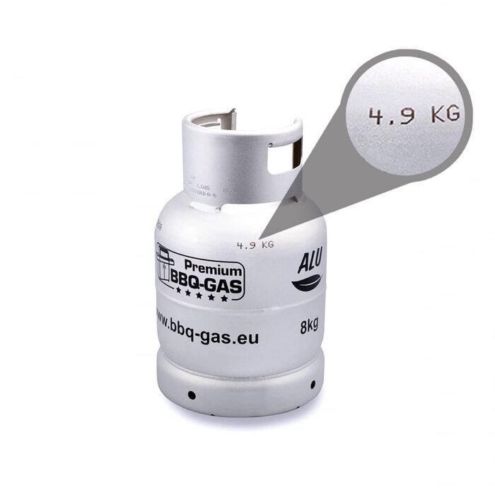 Газовий балон Alugas Premium для барбекю 8 кг (пропан) - гриль, кемпінг