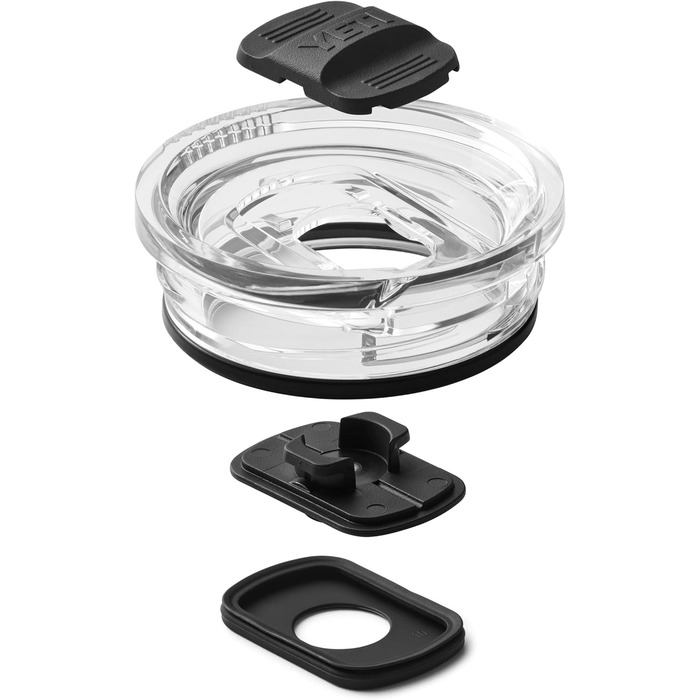 Термос YETI Rambler з кришкою Stronghold, чорний, 20 oz (591 ml)