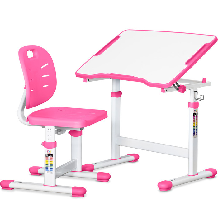 Комплект Evo-kids (стіл+стул) Evo-07 Ergo Pink (арт. Evo-07 Ergo PN)