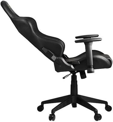 Ігрове крісло Razer TAROK Essentials Edition від Zen Gaming, з підтримкою попереку та шиї, 3D підлокітники, чорний/зелений колір