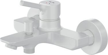 Змішувач для ванни AM.PM X-Joy чорного матового кольору з виливом, одноручний, для ванни та душу, FXA10022