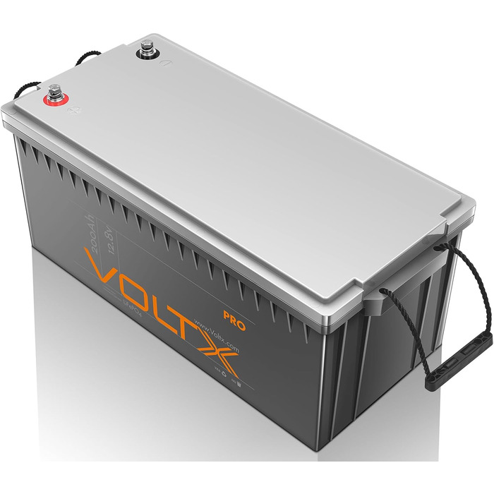 Літієва батарея VoltX LiFePO4 200Ah 12V 2 упаковки, 200A BMS, 4000 циклів зарядки, заміна свинцево-кислотного продукту