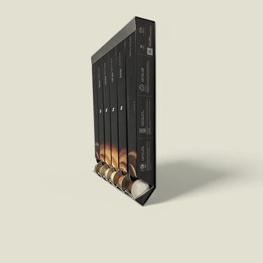 Настінний тримач для капсул Nespresso (6 шт.) - органайзер з нержавіючої сталі, мінімалістичний, для кухні