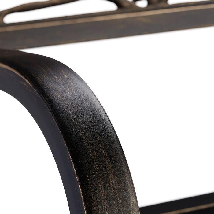 Лавка для саду Relaxdays з дизайном 'Пташки'