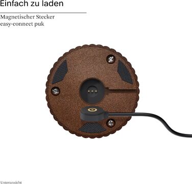 LED-лампа SIGOR Nuflair з вазою для квітів - бездротова, диммувана, для дому та саду, IP54, 24 см, 12 годин роботи, колір: іржаво-коричневий