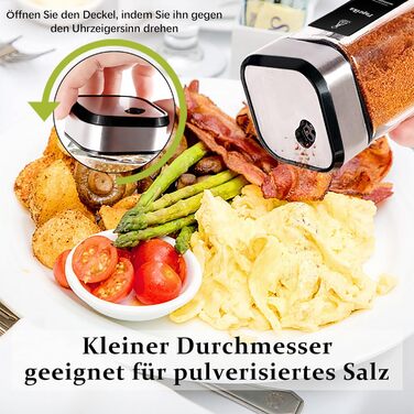 Набір для спецій XJ069: кутові контейнери з кришками та мітками | Кухове зберігання