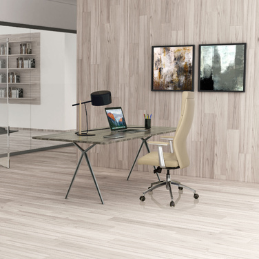 Офісне крісло / крісло керівника MONZA 20 шкіряний бежевий hjh OFFICE