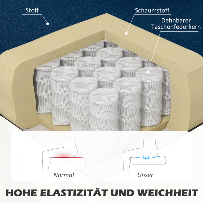 Диван Ретро, 2-місний, на дерев'яних ніжках, 117 x 56,5 x 77 см, блакитний