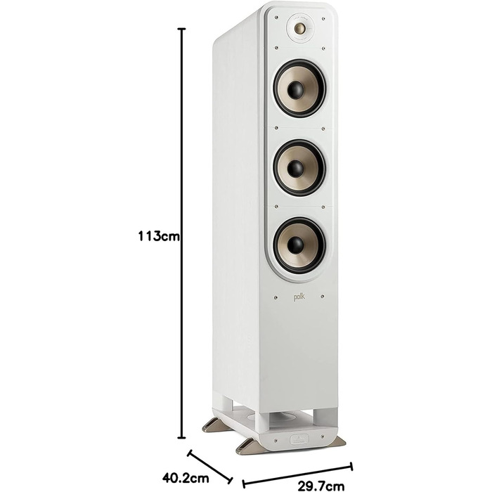 Підлогова акустика Polk Audio Signature Elite ES60 HiFi, Hi-Res, Dolby Atmos/DTSX, SIGS60ELBK, Білий