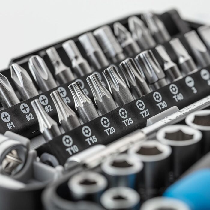 Набір інструментів Högert Technik 38 предметів: валіза з інструментами, тріскачковий набір, набір торцевих головок, біти 1/4