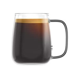 Чашка amapodo велика-скляна кавова кружка об'ємом 700 мл-скляна кружка для гарячих напоїв-подарунки для чоловіків-велика чашка-XXL Coffee G