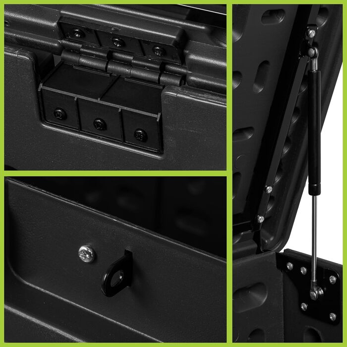 Ящик для зберігання садовий Grindi Morus 190л, водонепроникний, чорний матовий - для подушок, інструментів, на балкон та терасу