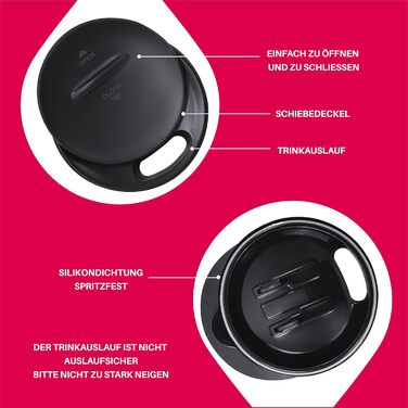 Кружка для кави та чаю Ideus 470 мл з нержавіючої сталі, подвійні стінки, вакуумна ізоляція, з неслизьким ручним тримачем та кришкою-ковпачком, об'єм 470 мл (зелений)