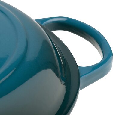 Каструля Le Creuset Signature з чавуну, 3,5 л, для всіх типів плит (включно з індукцією), 26 см, Ocean